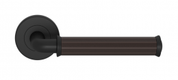 Ручка дверная TURNSTYLE DESIGNS FACETED PIPE RECESS AMALFINE COCOA