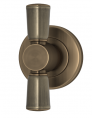 Мебельная ручка TURNSTYLE DESIGNS BAMBOO COMBINATION AMALFINE SILVER BRONZE (fine antique)