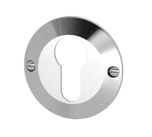 Дверная накладка TURNSTYLE DESIGNS CLASSIC EURO ESCUTCHEON (bright chrome)