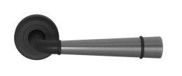 Ручка дверная TURNSTYLE DESIGNS FLUTE GOOSE NECK COMBINATION AMALFINE ALUPEWT