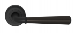 Ручка дверная TURNSTYLE DESIGNS TUBE GOOSE NECK COMBINATION AMALFINE BLACK BRONZE