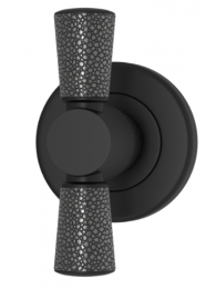 Мебельная ручка TURNSTYLE DESIGNS SHAGREEN TUBE COMBINATION AMALFINE  ALUPEWT