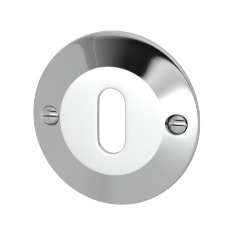 Дверная накладка TURNSTYLE DESIGNS CLASSIC SLOTTED ESCUTCHEON (bright chrome)