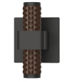 Мебельная ручка TURNSTYLE DESIGNS DIAMOND PLINTH AMALFINE COCOA (matt black)
