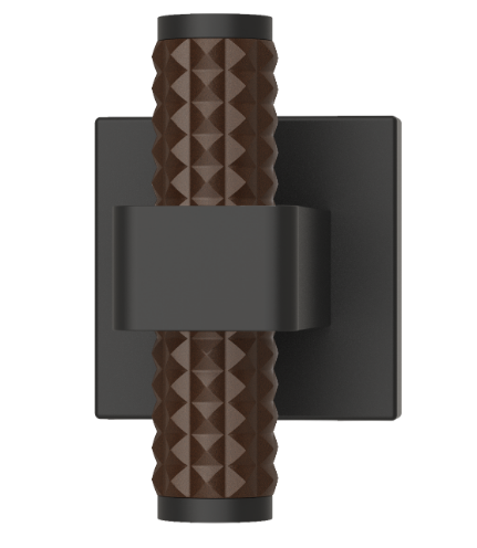 Мебельная ручка TURNSTYLE DESIGNS DIAMOND PLINTH AMALFINE COCOA (matt black)