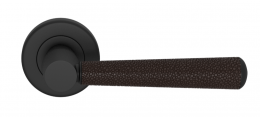 Ручка дверная TURNSTYLE DESIGNS SHAGREEN TUBE COMBINATION AMALFINE COCOA