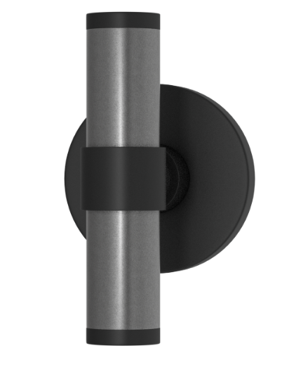Мебельная ручка TURNSTYLE DESIGNS BARREL STEPPED RECESS AMALFINE ALUPEWT (matt black)