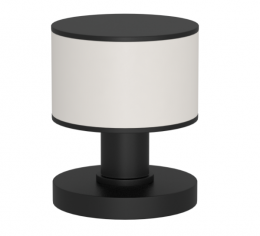 Ручка KNOB TURNSTYLE DESIGNS STACKED BARREL RECESS LEATHER WHITE