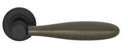 Ручка дверная TURNSTYLE DESIGNS BULLET COMBINATION AMALFINE SILVER BRONZE