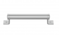 Ручка-скоба TURNSTYLE DESIGNS BARREL BRACKET SOLID (bright chrome)