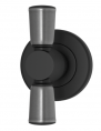 Мебельная ручка TURNSTYLE DESIGNS TUBE COMBINATION AMALFINE ALUPEWT (matt black)
