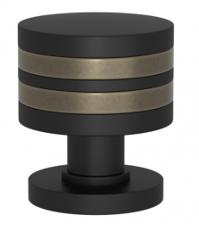 Ручка KNOB TURNSTYLE DESIGNS LAYER RECESS AMALFINE SILVER BRONZE