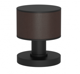 Ручка KNOB TURNSTYLE DESIGNS STACKED BARREL RECESS LEATHER CHOCOLATE