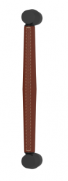 Ручка-скоба TURNSTYLE DESIGNS TUBE LONG STITCH OUT COMBINATION LEATHER  CHESTNUT