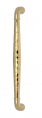 Ручка-скоба TURNSTYLE DESIGNS TUBE GOOSE NECK SOLID HAMMERED (polished brass)