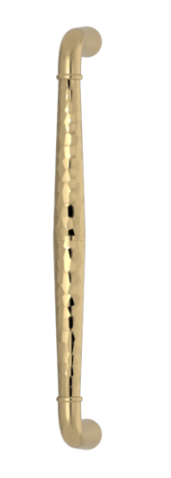 Ручка-скоба TURNSTYLE DESIGNS TUBE GOOSE NECK SOLID HAMMERED (polished brass)