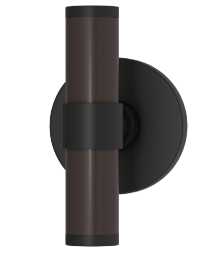 Мебельная ручка TURNSTYLE DESIGNS BARREL STEPPED RECESS AMALFINE COCOA (matt black)