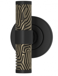 Мебельная ручка TURNSTYLE DESIGNS LABYRINTH STEPPED RECESS AMALFINE SILVER BRONZE