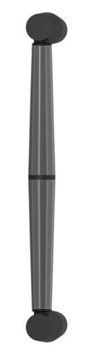Ручка-скоба TURNSTYLE DESIGNS FACETED TUBE COMBINATION AMALFINE ALUPEWT (matt black)