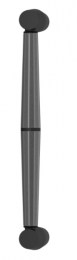 Ручка-скоба TURNSTYLE DESIGNS FACETED TUBE COMBINATION AMALFINE ALUPEWT