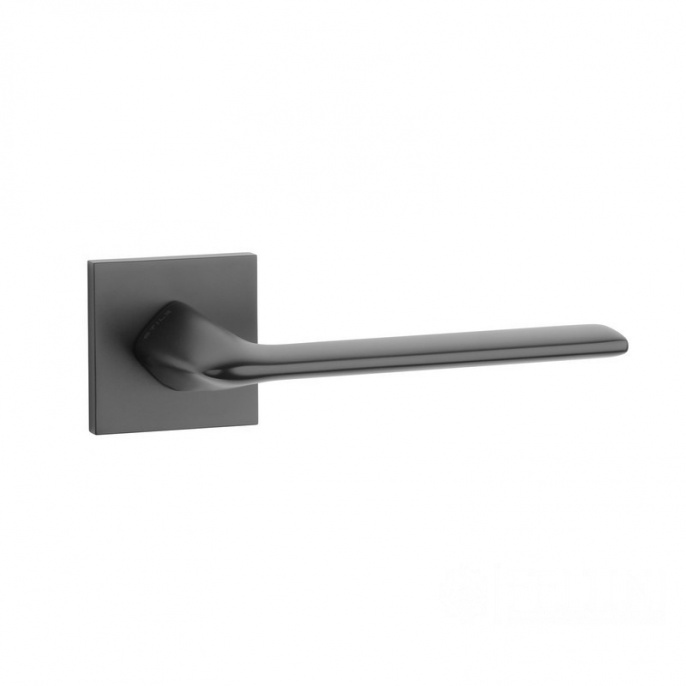 Дверная ручка STILE TOBA Q SLIMM 7mm (BLACK - черный)