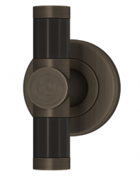 Мебельная ручка TURNSTYLE DESIGNS FACETED BARREL RECESS AMALFINE BLACK BRONZE