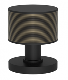 Ручка KNOB TURNSTYLE DESIGNS STACKED WIRE RECESS AMALFINE SILVER BRONZE