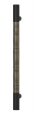 Ручка-скоба TURNSTYLE DESIGNS BAMBOO RECESS AMALFINE SILVER BRONZE (matt black)