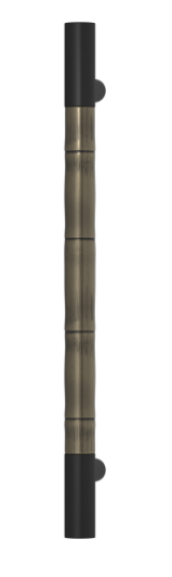 Ручка-скоба TURNSTYLE DESIGNS BAMBOO RECESS AMALFINE SILVER BRONZE (matt black)