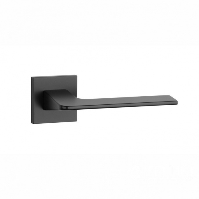 Дверная ручка STILE OMA Q SLIMM 7mm (BLACK - черный)