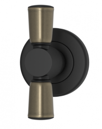 Мебельная ручка TURNSTYLE DESIGNS TUBE COMBINATION AMALFINE SILVER BRONZE