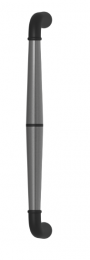 Ручка-скоба TURNSTYLE DESIGNS TUBE GOOSE NECK COMBINATION AMALFINE ALUPEWT 