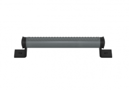Ручка-скоба TURNSTYLE DESIGNS BARREL STITCH OUT BRACKET RECESS LEATHER SLATE GREY