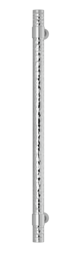 Ручка-скоба TURNSTYLE DESIGNS BARREL STEPPED SOLID HAMMERED (bright chrome)