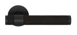 Ручка дверная TURNSTYLE DESIGNS SHAGREEN STEPPED RECESS AMALFINE BLACK BRONZE