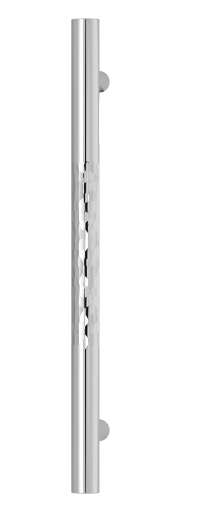 Ручка-скоба TURNSTYLE DESIGNS BARREL PART HAMMERED SOLID (bright chrome)