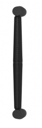 Ручка-скоба TURNSTYLE DESIGNS TUBE SPLIT STITCH OUT COMBINATION LEATHER  BLACK