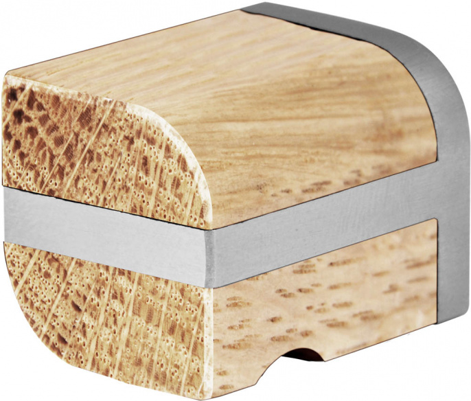 Ручка KNOB FORMANI TWO PB22M (нержавеющая сталь)