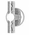 Мебельная ручка TURNSTYLE DESIGNS BARREL SOLID HAMMERED (bright chrome)