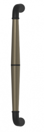 Ручка-скоба TURNSTYLE DESIGNS TUBE GOOSE NECK COMBINATION AMALFINE SILVER BRONZE