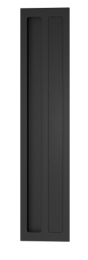 Ручка для раздвижных дверей TURNSTYLE DESIGNS LARGE RECESSED RECESS LEATHER BLACK