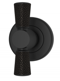 Мебельная ручка TURNSTYLE DESIGNS SHAGREEN TUBE COMBINATION AMALFINE BLACK BRONZE