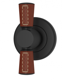 Мебельная ручка TURNSTYLE DESIGNS TUBE STITCH OUT COMBINATION LEATHER CHESTNUT