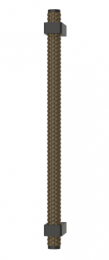 Ручка-скоба TURNSTYLE DESIGNS DIAMOND PLINTH AMALFINE SILVER BRONZE