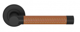 Ручка дверная TURNSTYLE DESIGNS BARREL STITCH OUT RECESS LEATHER TAN