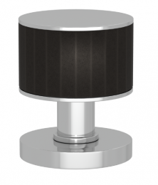 Ручка KNOB TURNSTYLE DESIGNS STACKED FACETED RECESS AMALFINE BLACK BRONZE