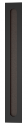 Ручка для раздвижных дверей TURNSTYLE DESIGNS SLIMLINE FLUSH PULL RECESS LEATHER BLACK TEA