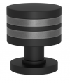 Ручка KNOB TURNSTYLE DESIGNS LAYER RECESS AMALFINE ALUPEWT (matt black)