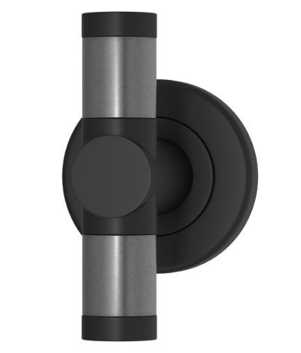 Мебельная ручка TURNSTYLE DESIGNS BARREL RECESS AMALFINE ALUPEWT (matt black)