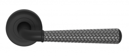 Ручка дверная TURNSTYLE DESIGNS WOVEN TUBE GOOSE NECK COMBINATION AMALFINE ALUPEWT